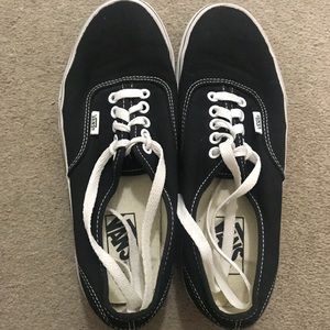 Black Vans - only worn once